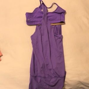 Lululemon SZ 6 Purple Tank w/ built-in sports bra
